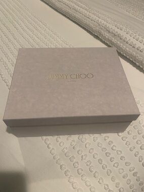 Jimmy Choo shoe Box in Pale Pink with Gold Logo
